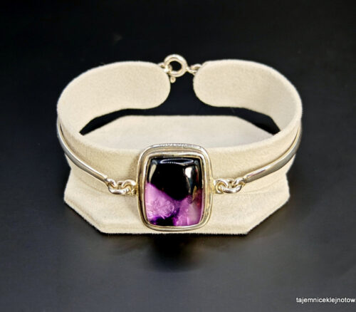 Bransoleta z ametystem WINO KRÓLOWEJ