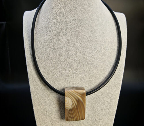 Naszyjnik z krzemienia pasiastego z serii POWROTY