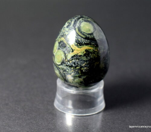 Jajko z naturalnego kamienia jaspisu kambaba