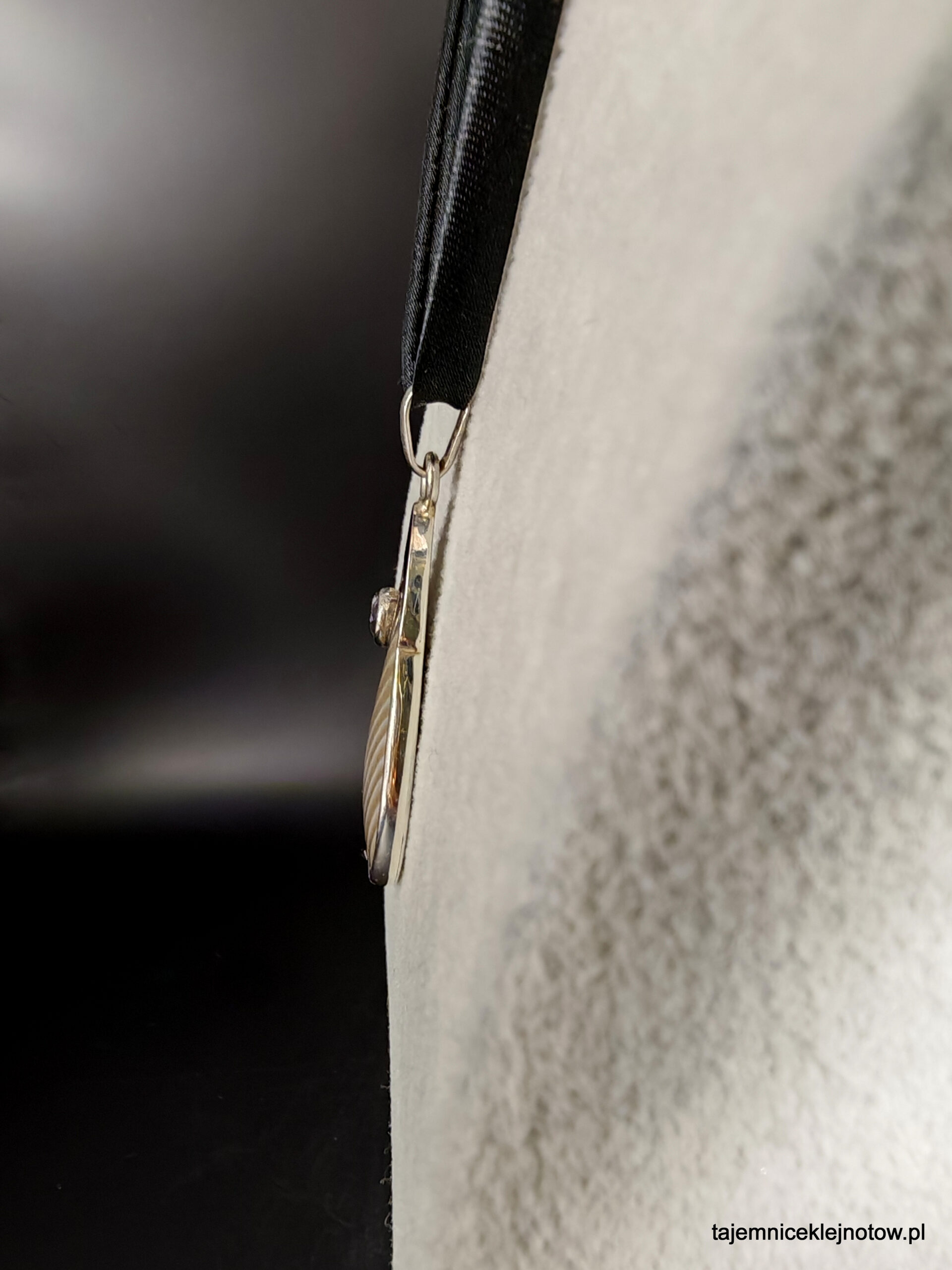 Wisior z krzemieniem pasiastym i AMETYSTEM